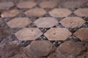 Sala VIII: i pavimenti